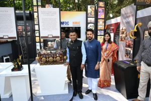 Union Minister Anurag Singh Thakur and Goa CM Pramod Sawant inaugurated IFFI Cine Fair