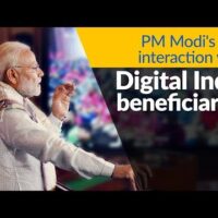 PM Modi interacts with beneficiaries of Digital India programme across the Nation, via VC | PMO